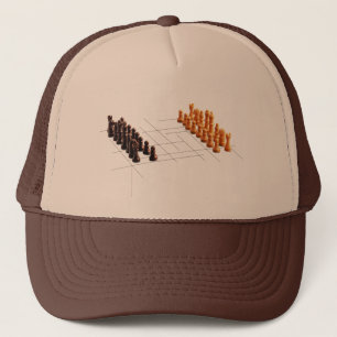 Designerschach Truckerkappe