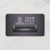 Designerstil Visitenkarte (Rückseite)