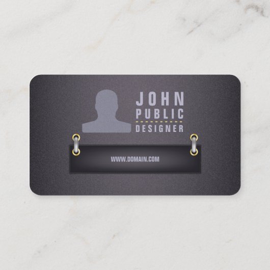 Designerstil Visitenkarte (Rückseite)