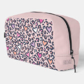 Designerverpackung für Toilettenartikel | Leopard  Waschbeutel (Rechte Ecke)
