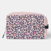 Designerverpackung für Toilettenartikel | Leopard  Waschbeutel (Rückseite)