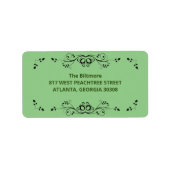 Designetikett Adressaufkleber (Vorne)