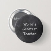 Designgeschenk für die weltbesten Lehrer Button (Vorne & Hinten)