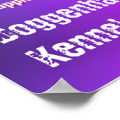 Designhund zum Verkauf Poster (Ecke)