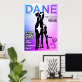 Designhund zum Verkauf Poster (Heimbüro)
