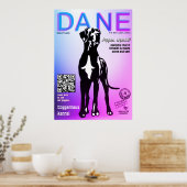Designhund zum Verkauf Poster (Küche)