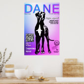 Designhund zum Verkauf Poster (Küche)