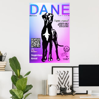 Designhund zum Verkauf Poster