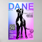 Designhund zum Verkauf Poster (Vorne)