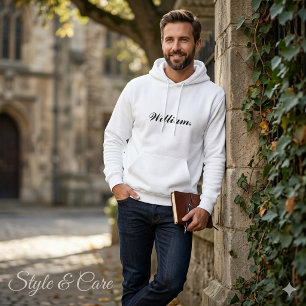 Designiere deinen eigenen Namens-Hoodie für einen Hoodie