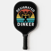 Designierte Dinker Pickleball Sportzubehör Schläger (Rückseite)