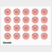 Designierte Treiber-Sticker 2 Personalisierte Stic Runder Aufkleber (Blatt)