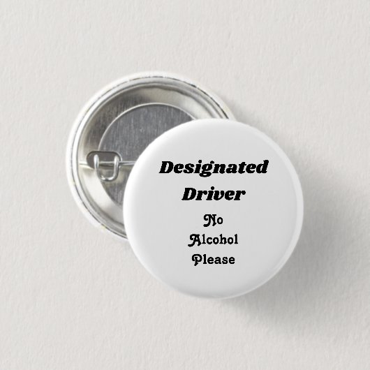 Designierter Fahrer 1 1/4" Knopf Button (Vorne & Hinten)