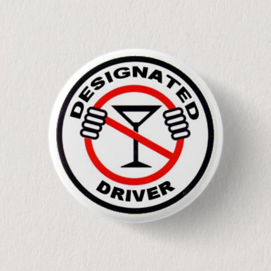 Designierter Fahrer Button (Vorderseite)