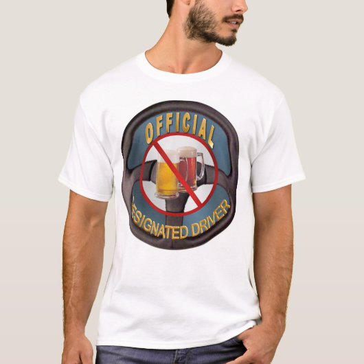 Designierter Fahrer (Front) T-Shirt (Vorderseite)