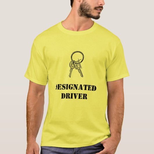 Designierter Fahrer T-Shirt (Vorderseite)