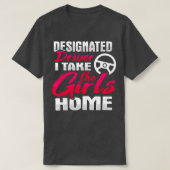 Designierter Treiber für den Freiwilligen-Fahrer 1 T-Shirt (Design vorne)