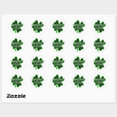 Designierter Trinker St. Patrick's Day Runder Aufkleber (Blatt)