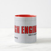 Designingenieure spielen gerne mit Modellen lustig Tasse (Zentrum)