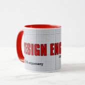 Designingenieure spielen gerne mit Modellen lustig Tasse (Vorderseite Links)