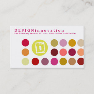 DESIGNInnovation [rosa] Visitenkarten Visitenkarte