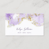 Designkarte für Lavendel Visitenkarte (Vorderseite)