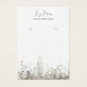 Designkarte für moderne, schicke Folias-Gebäude (Vorderseite)