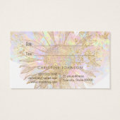 Designkarte für Sonnenblumen (Rückseite)