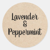 Designkleber für moderne Kerzen Runder Aufkleber (Vorderseite)