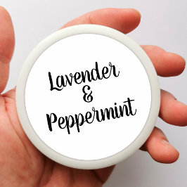 Designkleber für moderne Kerzen Runder Aufkleber