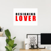 Designliebhaber Poster (Heimbüro)