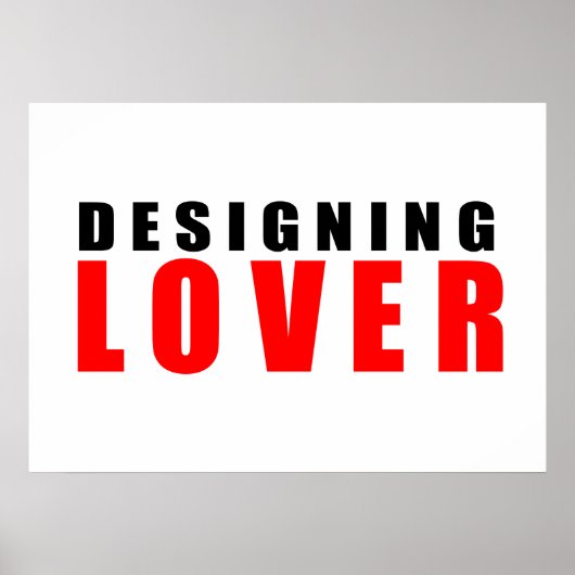 Designliebhaber Poster (Vorne)