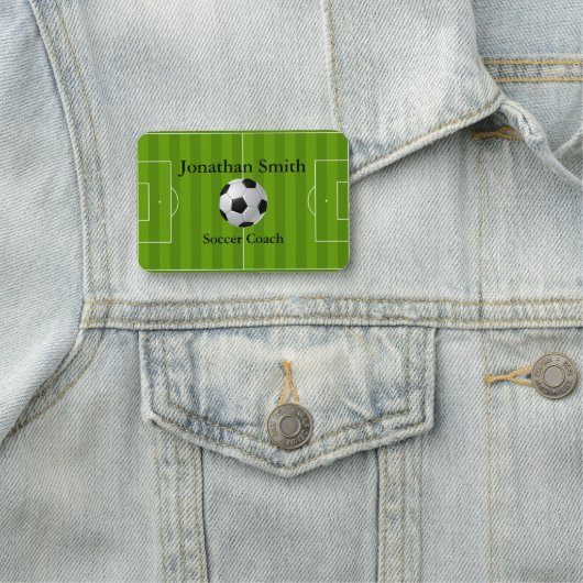 Designmarke für den Fußball-Feld Namensschild (Beispiel)