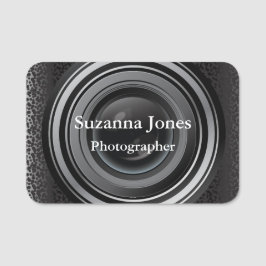 Designmarke für Fotografen Namensschild