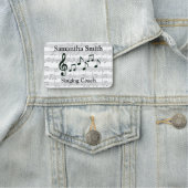 Designmarke für Musiknotes Namensschild (Beispiel)