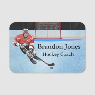 Designname des Eishockey-Sports Tag Namensschild