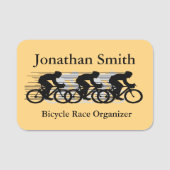 Designname für Fahrräder Namensschild (Vorderseite)