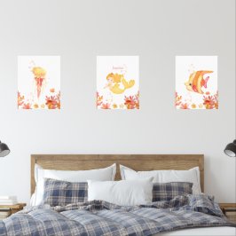 Designname: Korallenriffträume Bilderwand Sets