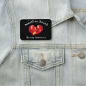 Designname-Tag für Boxhandschuhe Namensschild (Beispiel)