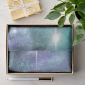 Designpapier der Blue Galaxy Serie 7 Gewebepapier Seidenpapier (Geschenk)