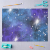 Designpapier der Blue Galaxy Serie 9 Seidenpapier (Basteln)