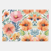 Designpapier für elegante Blume Geschenkpapier Set (Vorderseite)