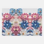 Designpapier für elegante Blume Geschenkpapier Set (Vorderseite 2)