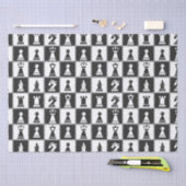 Designpapier für Schachfiguren Seidenpapier (Handwerk)