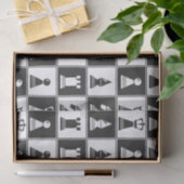 Designpapier für Schachfiguren Seidenpapier (Geschenk)