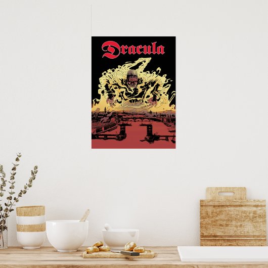 Designplakat für Dracula V2 Poster (Küche)
