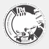 Designpreis 2008 [Stickers] Runder Aufkleber (Vorderseite)