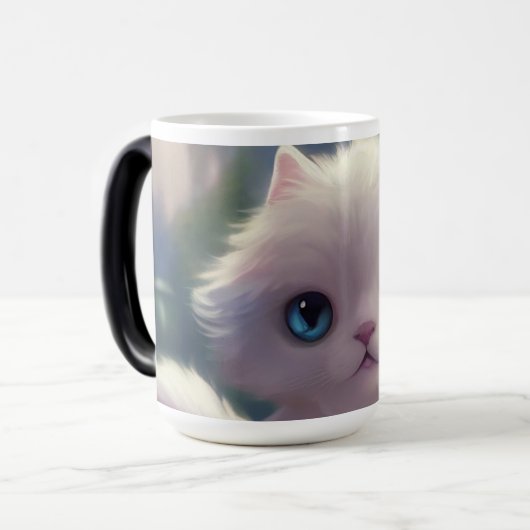 Designs für atemberaubende Tasse: Erforschen Sie e Verwandlungstasse (Vorderseite Links)