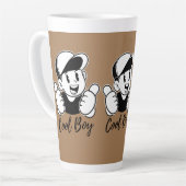 Designs für benutzerdefinierte Latte-Tasse | Perso Milchtasse (Linke Ecke)