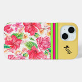 Designs für benutzerdefinierte tropische Blume Case-Mate iPhone Hülle (Rückseite (Horizontal))